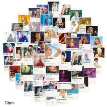 50pcs Taylor Swift Stickers Album Poster Music Decals for Laptop Phones 50PCS