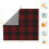 Christmas Plaid Dish Drying Mat For Kitchen Counter, Microfiber Dish Mat, Fast Absorbent Draining Pad 5
