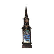 Offerte speciali per i regali di Natale: Lanterna musicale con neve Gnobogi, decorazione a LED scintillante da appendere, compatibile con decorazioni