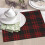 Christmas Plaid Dish Drying Mat For Kitchen Counter, Microfiber Dish Mat, Fast Absorbent Draining Pad 4