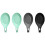 4pcs Silicone Spoon Rests Kitchen Utensil Holders Spoon Racks Spoon Pads 1