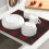 Christmas Plaid Dish Drying Mat For Kitchen Counter, Microfiber Dish Mat, Fast Absorbent Draining Pad 3