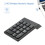 jixopn Wireless Numeric Keyboard Laptop Notebook Tablets Portable 2.4GHz Digital Numpad 8