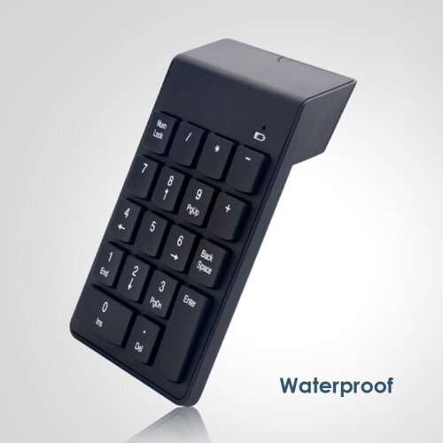 jixopn Wireless Numeric Keyboard Laptop Notebook Tablets Portable 2.4GHz Digital Numpad 1