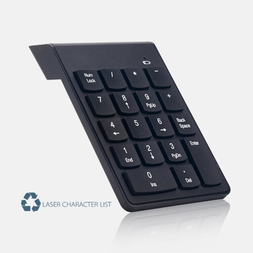 jixopn Wireless Numeric Keyboard Laptop Notebook Tablets Portable 2.4GHz Digital Numpad 2