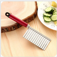 FensXil Cutter Potato Wavy Edged Tool Stainless Steel Kitchen Gadget Vegetable Fruit Cutting