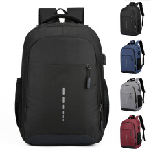Rugzak voor mannen en vrouwen, schoolrugzak voor tieners, laptoptas voor 15,6 inch laptops met USB-oplaadpoort voor zakelijk gebruik, school, reizen