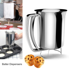 Smetdispenser Gourmet Korrosionsbeständig Rostfri Stål Precisionsdispenser För Bakning, Cupcakes, Muffins, Pannkakor, Crêpes, Våfflor