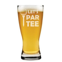Copo de cerveja Pilsner de 443ml (15oz) - Presente "Vamos jogar golfe" - Camiseta engraçada para golfistas e jogadores de golfe.
