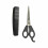 Ensemble de 4 ciseaux de coiffure professionnels avec peigne. 3