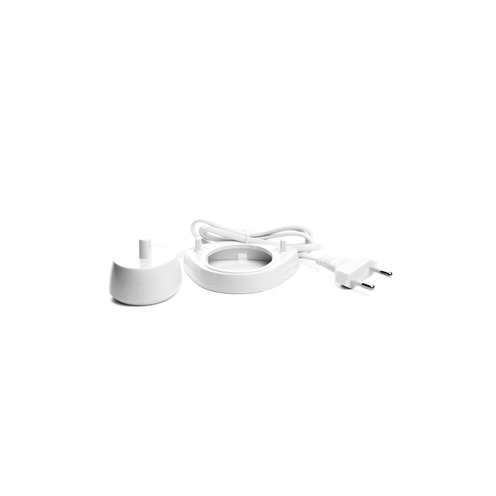 White Charger For Oral B Electric Toothbrush With Toothbrush Holder