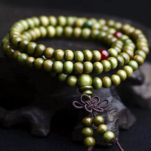 RSAMD Σανδαλόξυλο Θιβετιανός Βουδισμός Mala Sandal Prayer Beads108 Beads Bracelet Neckl&zo-Green
