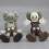 Boneca Kaws Figures Action Figure Modelo Anime Brinquedo marrom 5