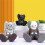 Boneca Kaws Figures Action Figure Modelo Anime Brinquedo marrom 2