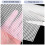 6 Pcs Plastic Canvas Patterns Cuttable Grid Pieces Sheet Three-dimensional Embroidery 5