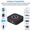 Bluetooth 5.0-mottaker trådløs 3,5 mm jack AUX NFC til 2RCA lydstereoadapter 2