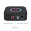 Bluetooth 5.0-mottaker trådløs 3,5 mm jack AUX NFC til 2RCA lydstereoadapter 7