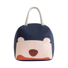 WJSXC Isolierte Lunchbox-Tasche, tragbare Lunchtasche, große, tragbare, niedliche Bento-Tasche A