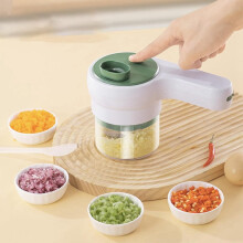 2 In1 Food Processor Electric Vegetable Slice /Chopper Multifunctional Household Kitchen Garlic Machine
