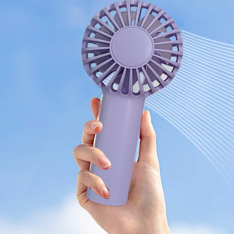 Handheld Fan Usb Charging Student Portable Desktop Fan High Wind Mini Small Fan Portable Small Fan 9773935108547
