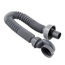 1 Pc Low Profile 1 1/2 P Trap Flexible Bathtub Shower Drain Pipe Flat P Trap Free Standing Tub Drain For Bath Bathtub Drain 2024