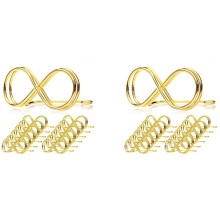 Tischkartenhalter, 24er-Pack – Tischkartenclips für Hochzeiten, Platzkartenhalter, Fotokartenhalter, Gold
