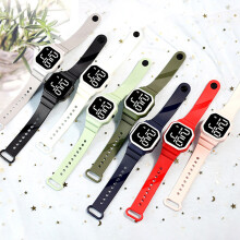 SUSUchens Digital Watch Multifunctional Life Waterproof Touch Control Outdoor Boy Girl Square LED Digital Watch for Daily Wear Blue