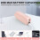 Portable USB Rechargeable Handheld Fan (Pink) 5