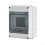 Outdoor Waterproof Electrical Distribution Box IP65 5Module ABS Enclosure with Clear PC Cover for Villas 3