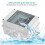 Outdoor Waterproof Electrical Distribution Box IP65 5Module ABS Enclosure with Clear PC Cover for Villas 2