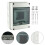 Outdoor Waterproof Electrical Distribution Box IP65 5Module ABS Enclosure with Clear PC Cover for Villas 5
