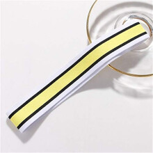 Unisex Sports Headband Turban Style Black and Yellow Stripes Hair Accessories for Men and Women