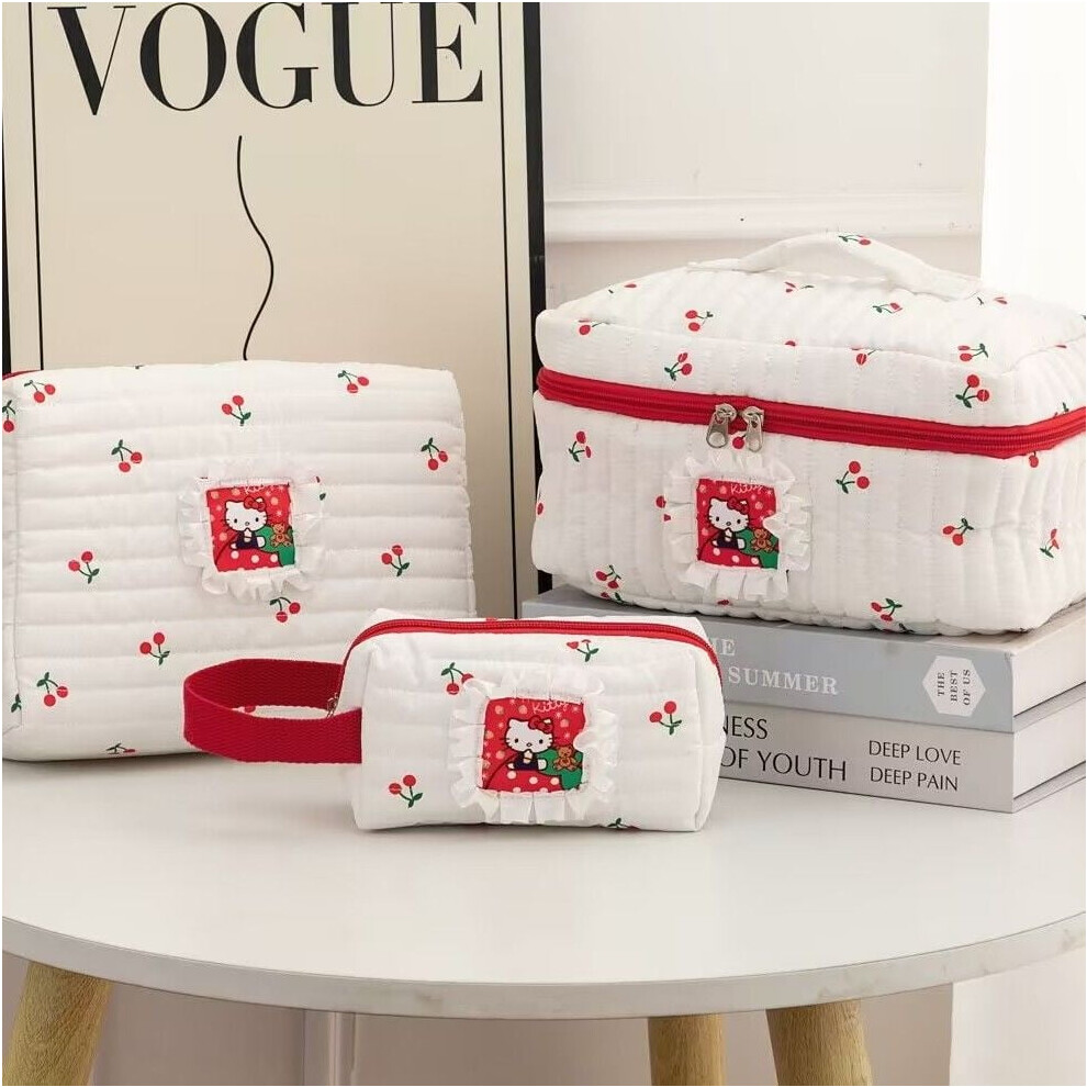 Hellokitty cosmetic bag cute portable large capacity new travel portable toiletries storage bag