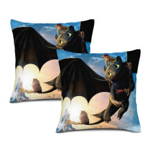 Housse de coussin « Dragons » avec impression recto verso, housse de coussin, canapé, chambre, voiture, fauteuil, décoration intérieure - 45 x
