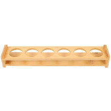 Guangmc Wooden Beer Flight Paddle Cup Holder Shelf Tray Stand Display