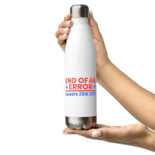Edelstahl-Wasserflasche zum Tag der Amtseinführung, Ende eines Fehlers, 20. Januar 2025