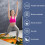 Πετσέτα γιόγκα σε χρώμα μανταρίνι με τσάντα αποθήκευσης, 72,8"x26,8", ιδανική για 2