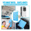 Filtre de ventilation réutilisable Merv8, découpable, électrostatique, lavable, compatible avec les climatiseurs. 3