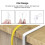 Καλώδιο Ethernet CAT6, συσκευασία 7ft6, λευκό, επίπεδο καλώδιο σύνδεσης δικτύου Internet 4