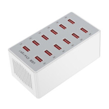 Έξυπνος φορτιστής τοίχου USB - Γρήγορη φόρτιση, φορτιστής USB 12 θυρών για πολλαπλές
