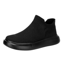 Breathable Mesh SlipOn Walking Shoes for Men and Women Outdoor Sports Casual Black 9 UK