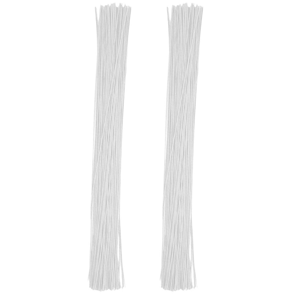 100Pcs Iron Craft Florist Wires Wrapping Wire Stems Convenient Floral Wires 9482726569671