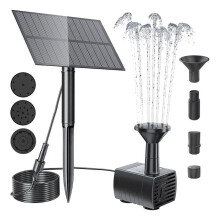 Solar Power Fountain Pump Water Pump for Bird Bath Garden Backyard Pool Solar Powered Water Fountain Pump