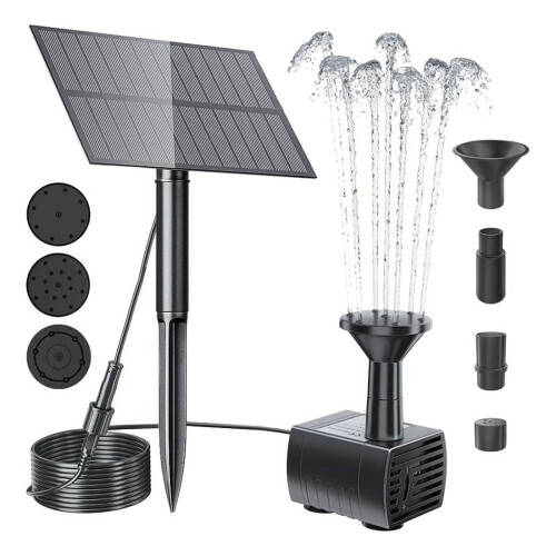 Αντλία νερού με ηλιακή ενέργεια για πισίνα, κήπο και σιντριβάνι