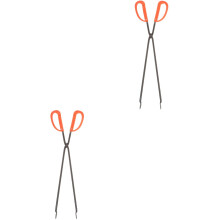 2 Count Tongs Trash Clamp Garbage Picking Tool Plasticard Floored Durable Garbage Clamp Grabber