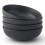 JoyJolt Mesa 4pc Stoneware Pasta Bowl set, 30oz - Matte Black 1
