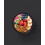 JoyJolt Mesa 4pc Stoneware Pasta Bowl set, 30oz - Matte Black 6
