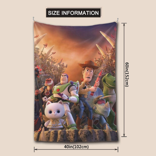 Ταπισερί Toy Story, Αδιάβροχο διακοσμητικό τοίχου από πολυεστέρα για υπνοδωμάτιο, 2