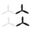 IMCBSTT4Propeller Propeller Reservedele Klinger Til Parrot Bebop2Drone Sort Hvid 1
