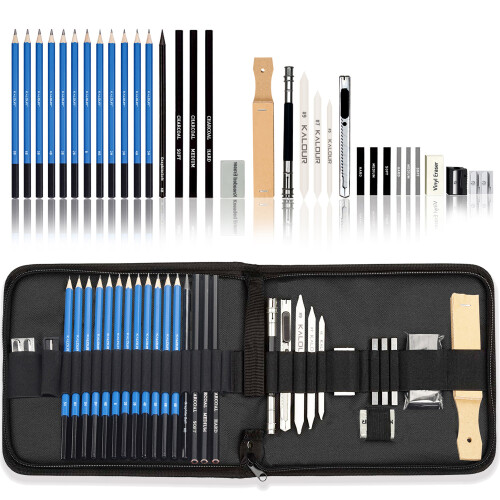 Professional Art Pencil Set Graphite Sketch Drawing Kit 1